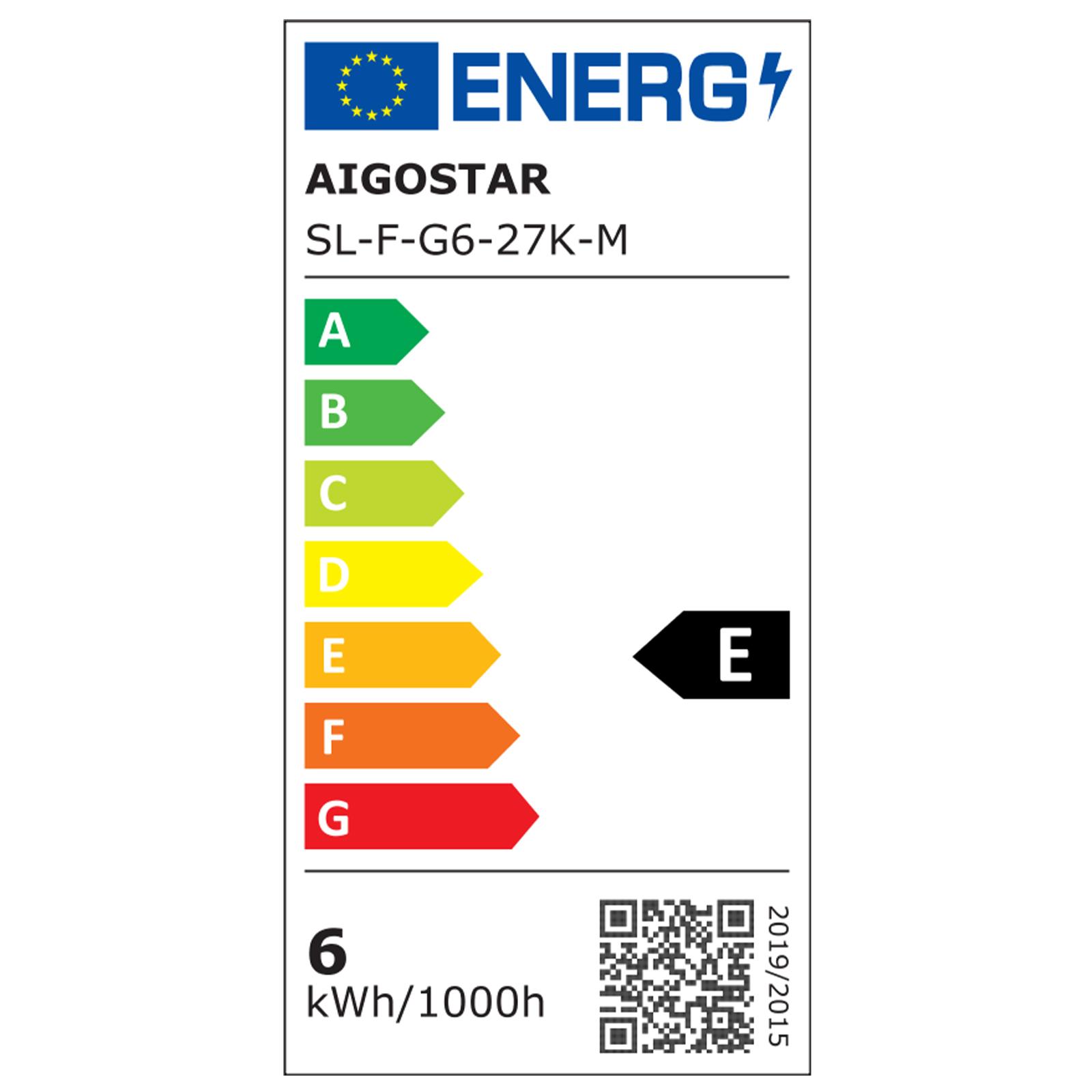 LED Filament Bulb (Clear) G45 E27 6W