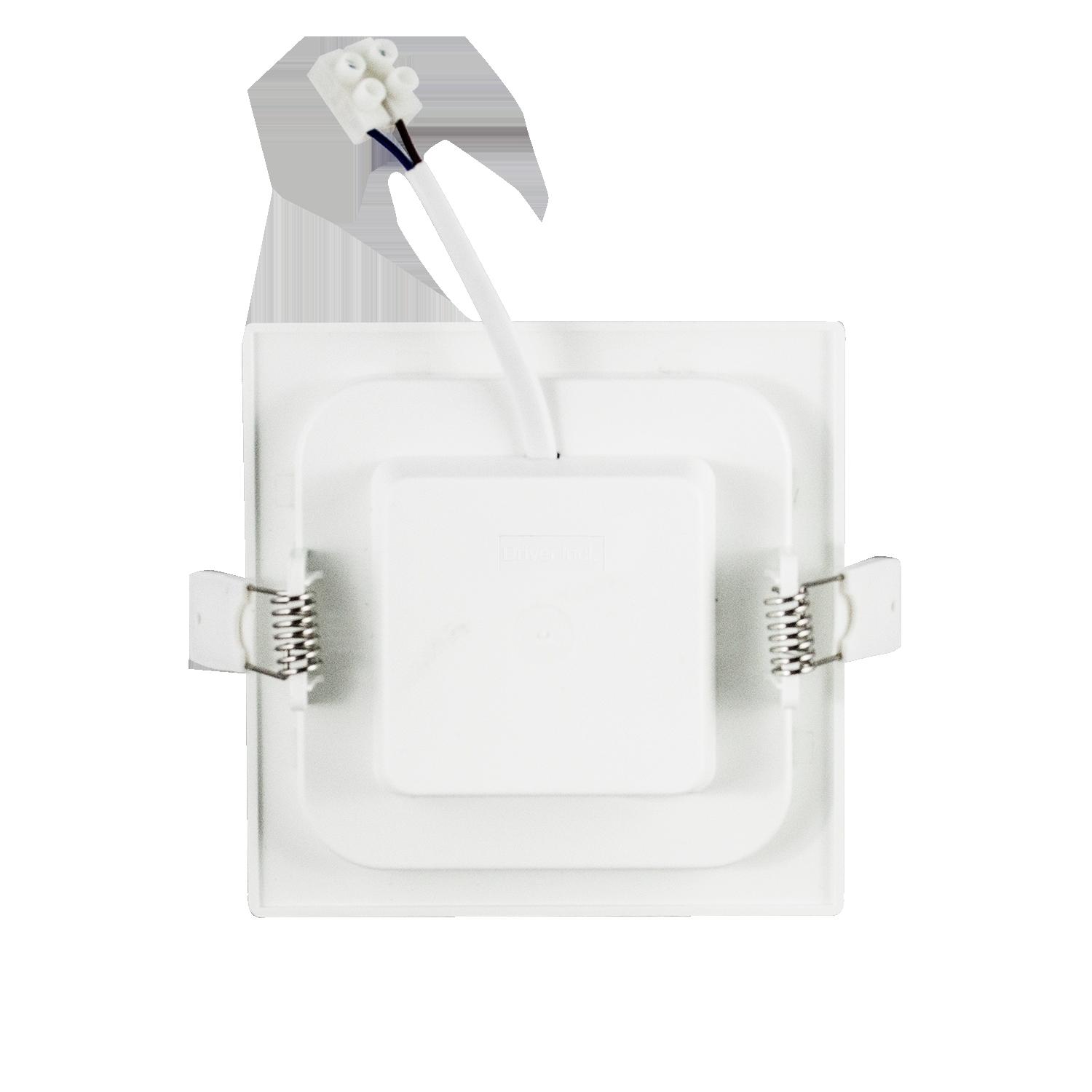 E6 LED Ultra-thin Flush-mounted Square Downlight 9W Natural Light