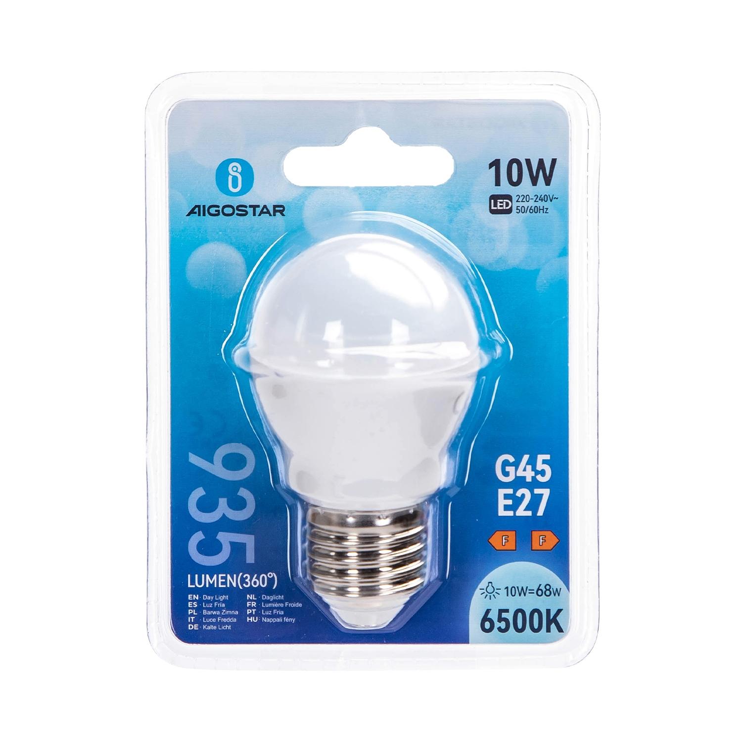 LED E27 10W G45