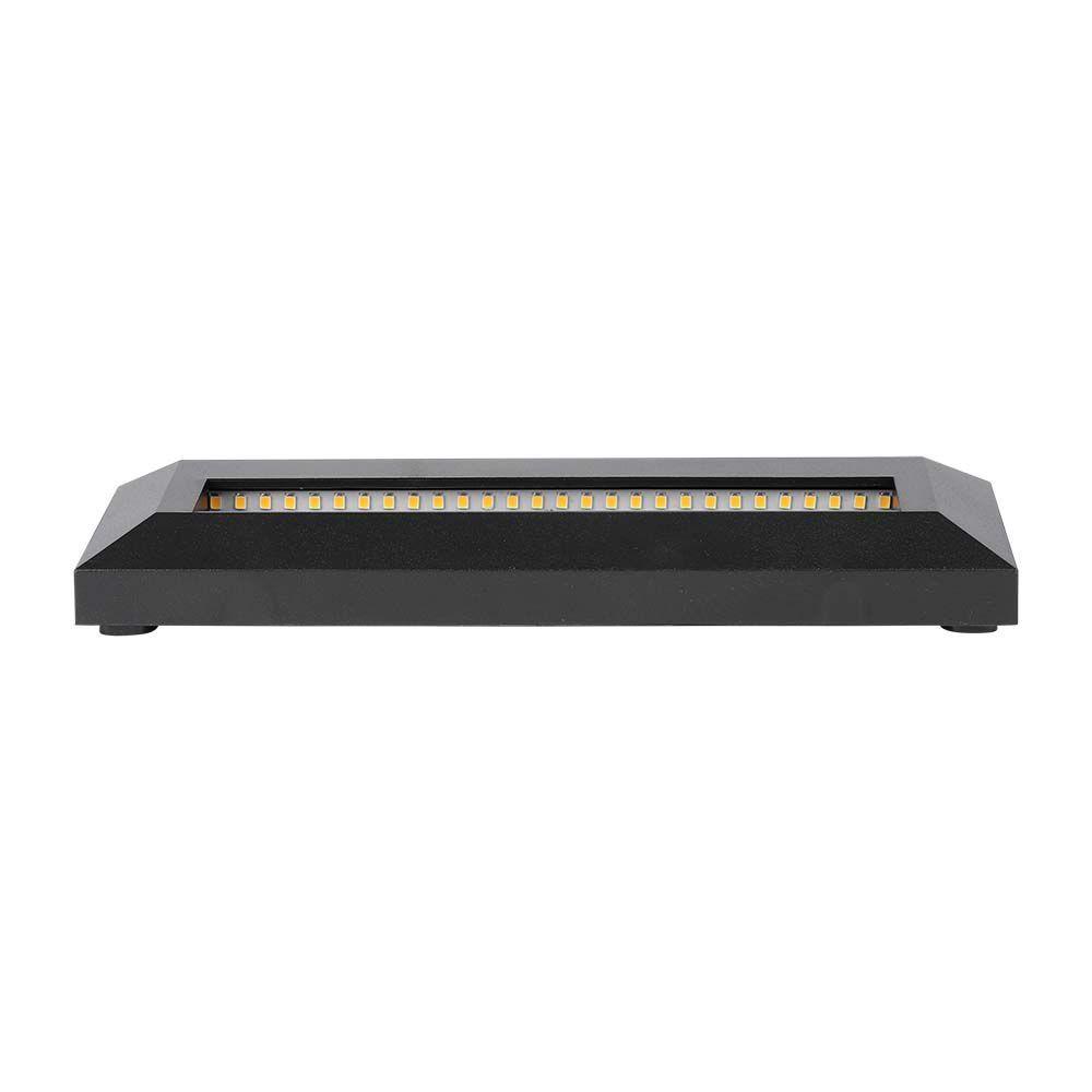 VT-1162 3W LED STEP LIGHT 4000K BLACK BODY RECTANGLE