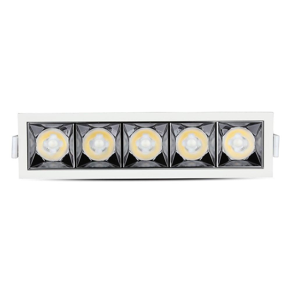 20W Oprawa wpuszczana reflektor LED, Chip SAMSUNG, Barwa:2700K, Kąt 38', VTAC, SKU 996