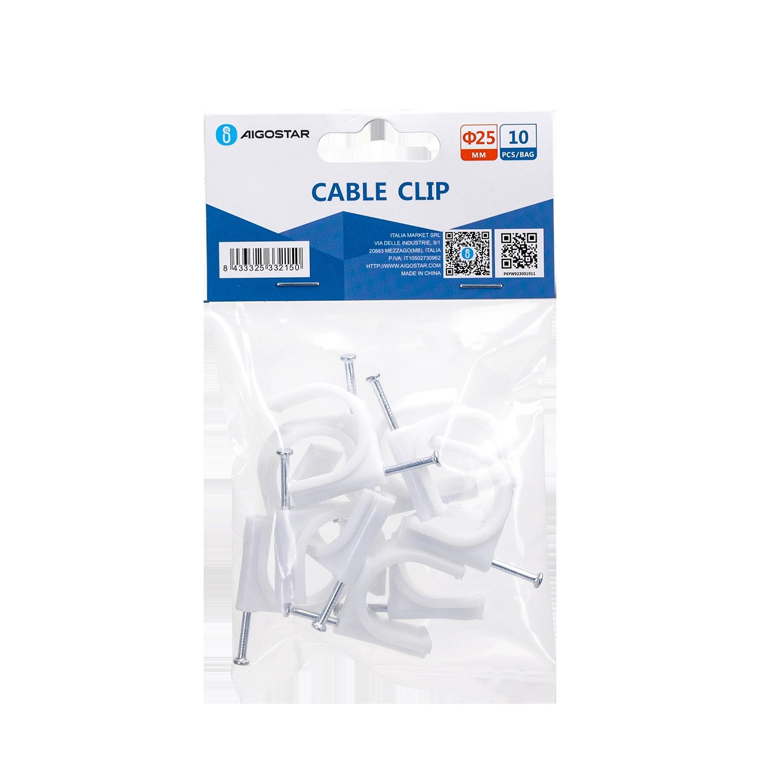 Cable clip, Φ 25mm