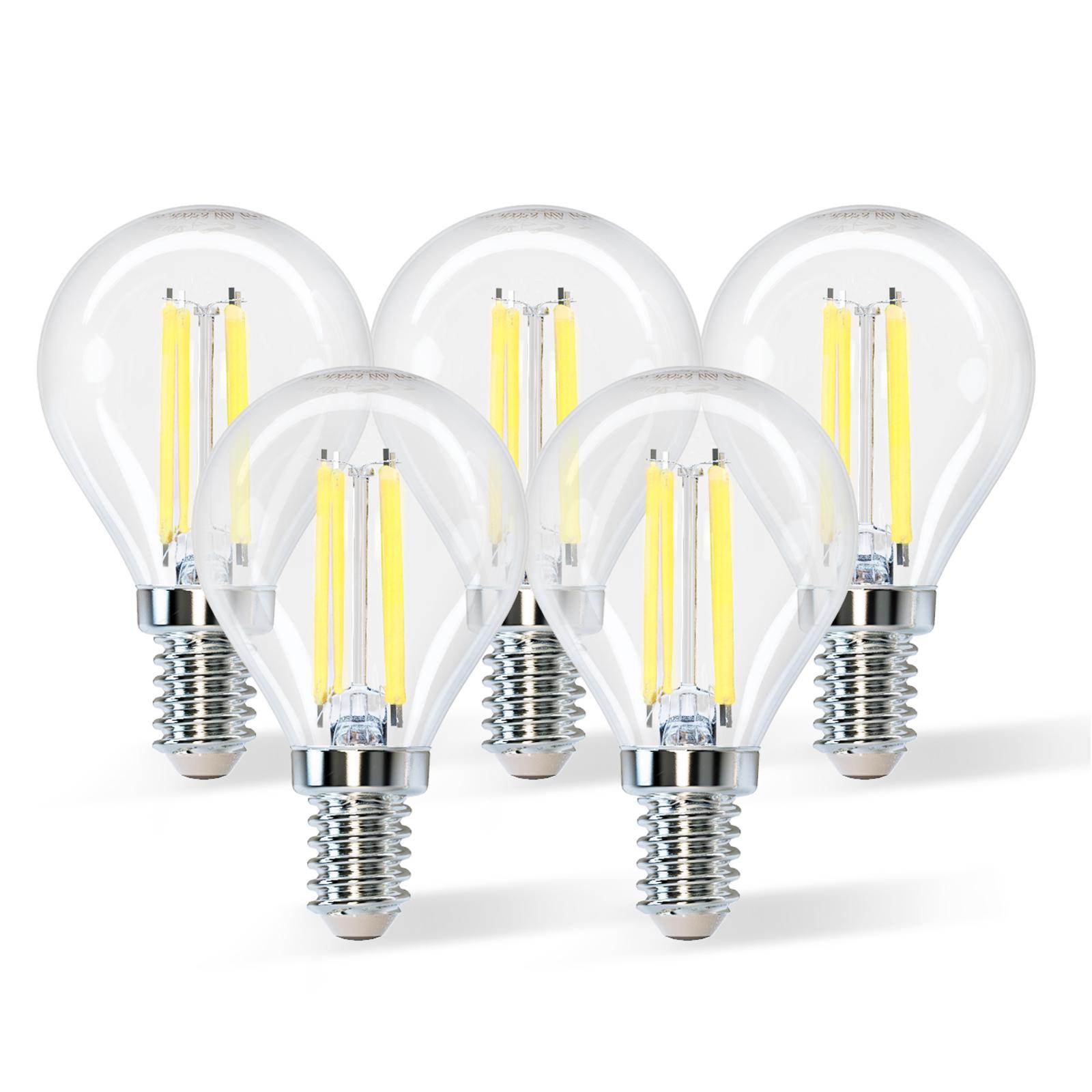 LED Filament Bulb (Clear) G45 E14 4W