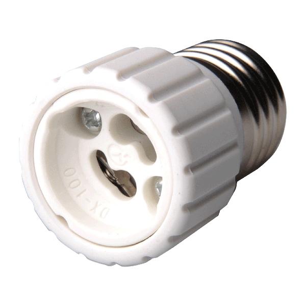 Adaptor E27 to GU10 White