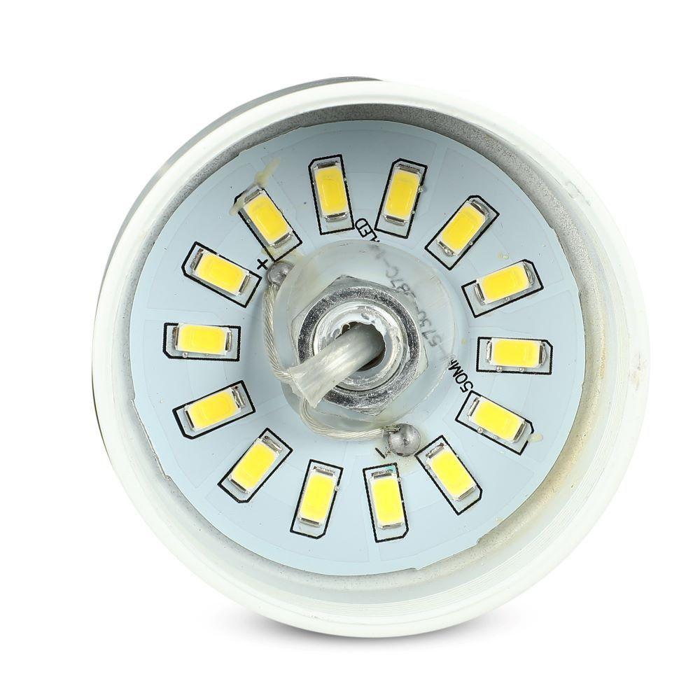 7W Lampa Wisząca LED, Klosz: Akryl, Biały, Barwa:4000K, VTAC, SKU 3929