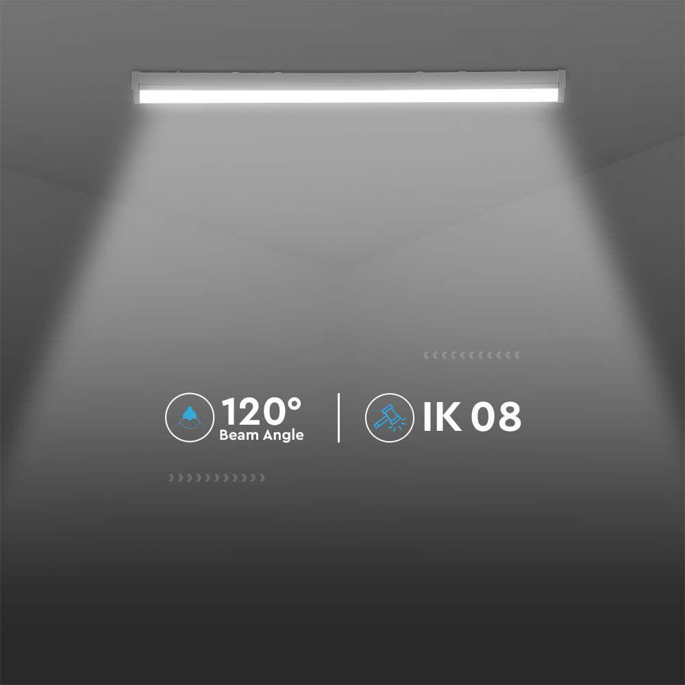 20W/30W/40W Belka oświetleniowa LED 120cm, Sensor, Chip SAMSUNG, Barwa:3w1, Skuteczność 150lm/W, VTAC, SKU 7012