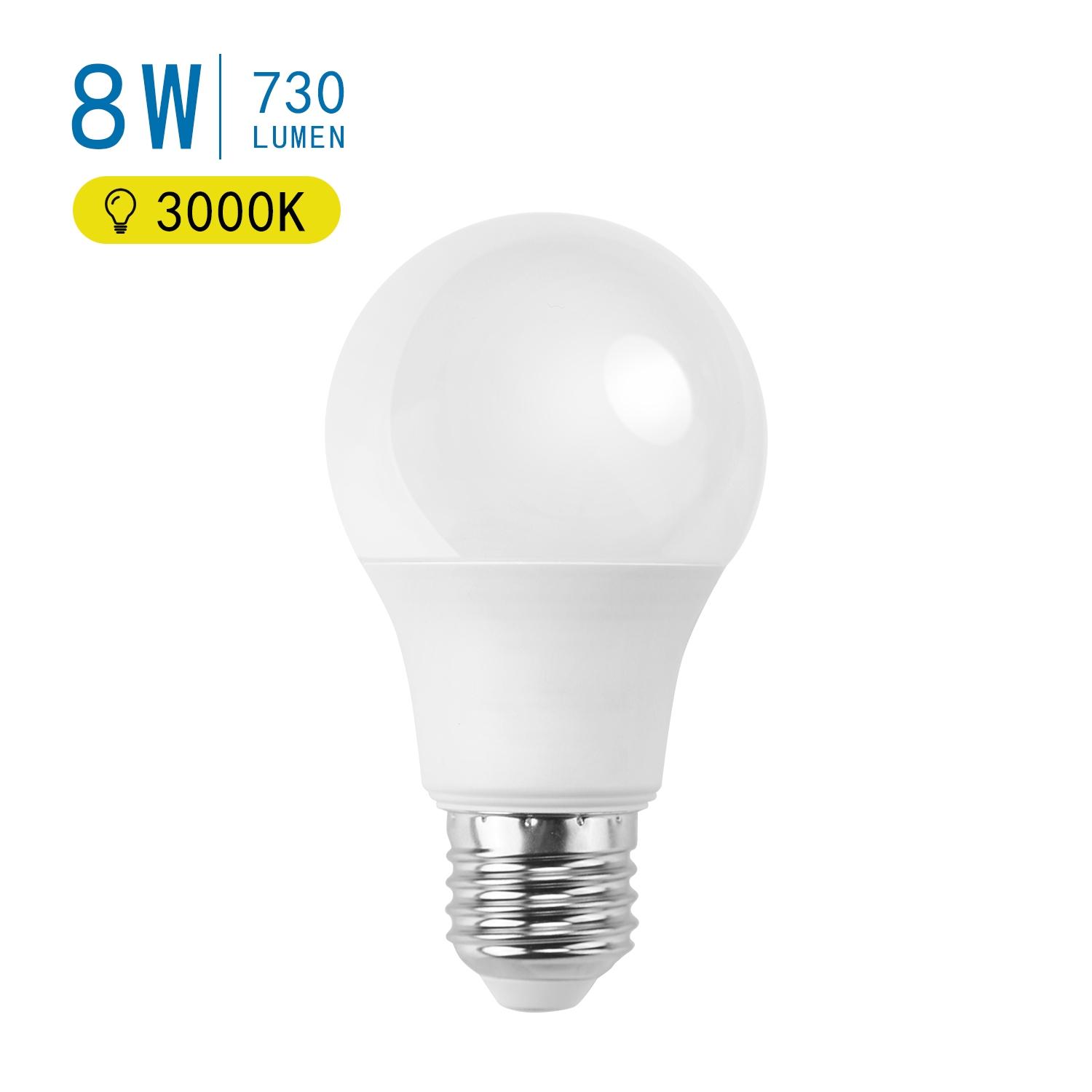 LED E27 A60 8W Barwa Ciepła