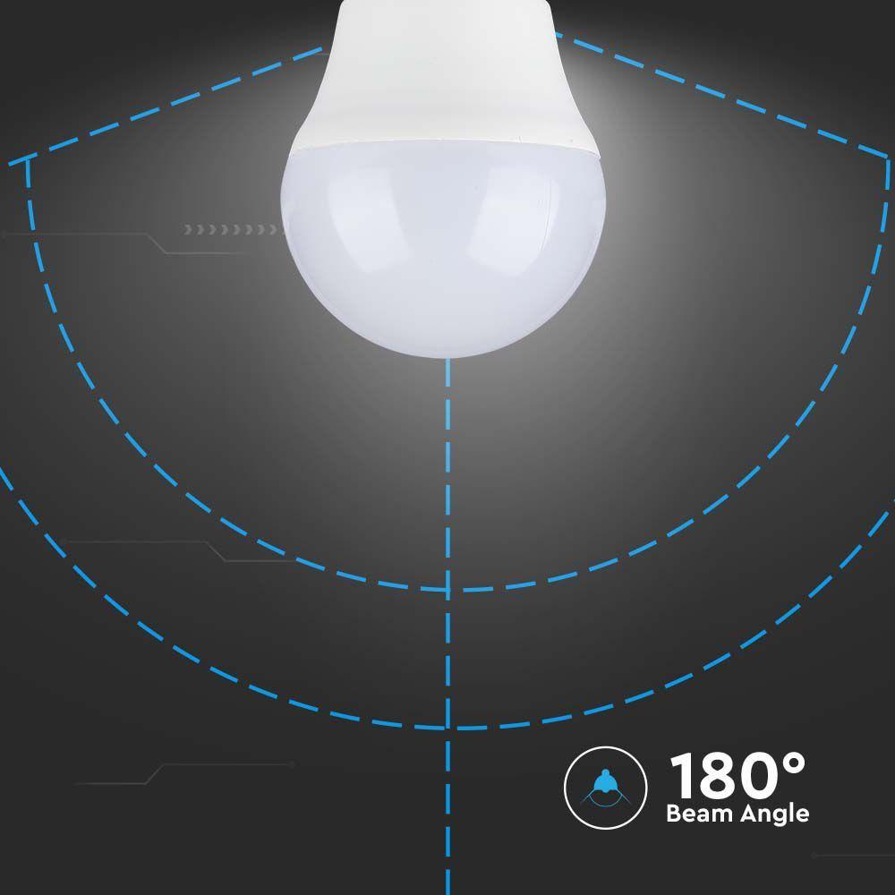 4.5W G45 Żarówka LED, Chip SAMSUNG, Barwa:6500K, Trzonek:E27, VTAC, SKU 21176