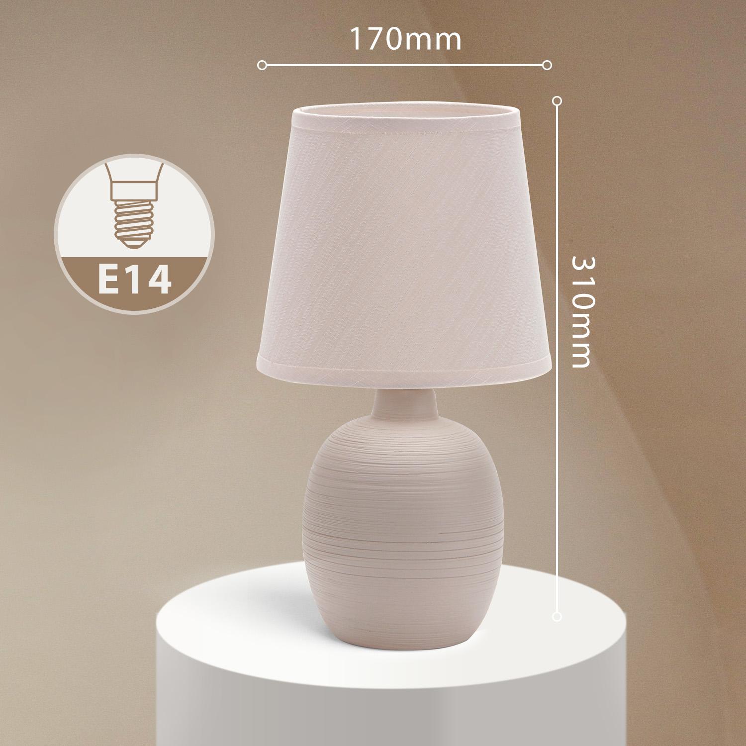 Ceramic Table Lamp (Without Light Source) E14