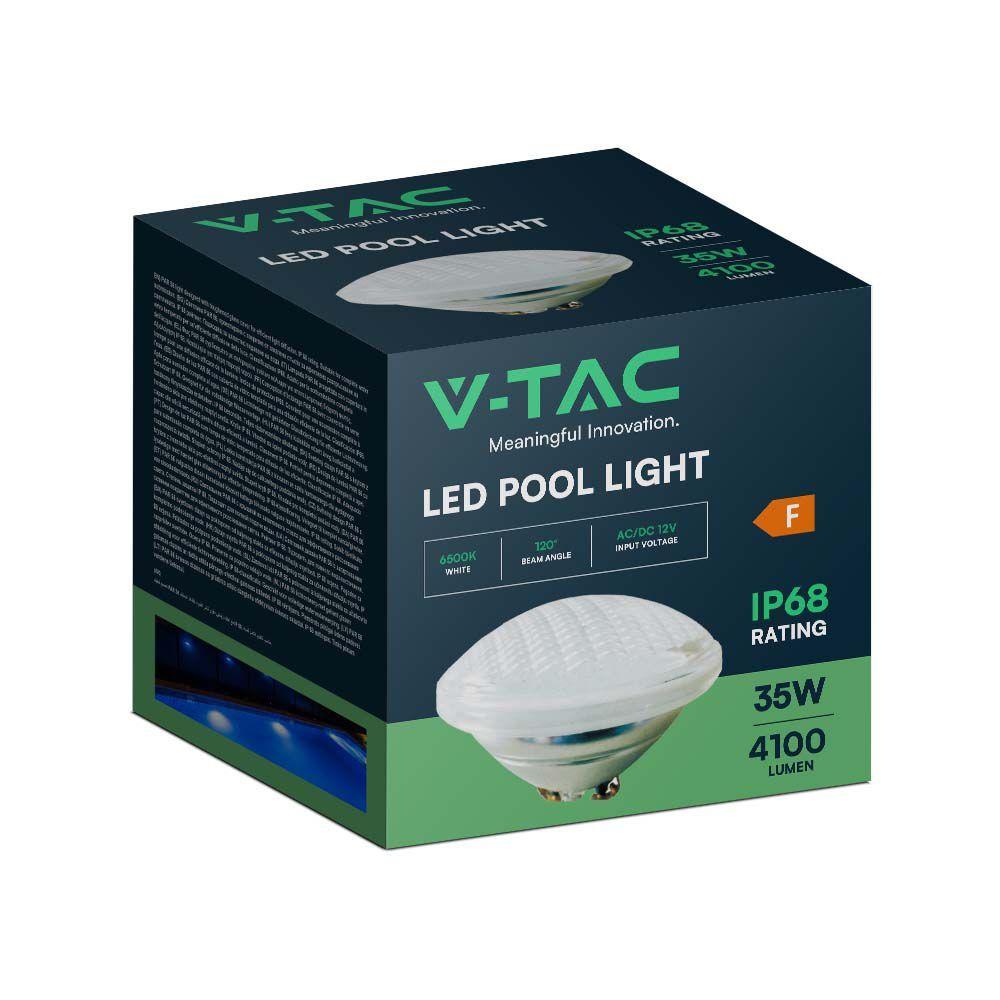 VT-12135 35W LED GLASS POOL LIGHT 6500K