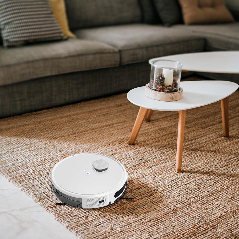 Automatyczny odkurzacz GYRO ROBOTIC LASER VACUUM, Wtyczka EU, Kompatybilna z Amazon Alexa i Google Home, Biały, VTAC, SKU 7750