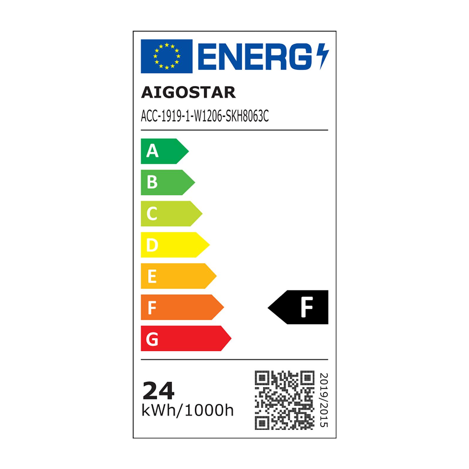 Światło dwutorowe LED, 24W, 6500K, 1920lm