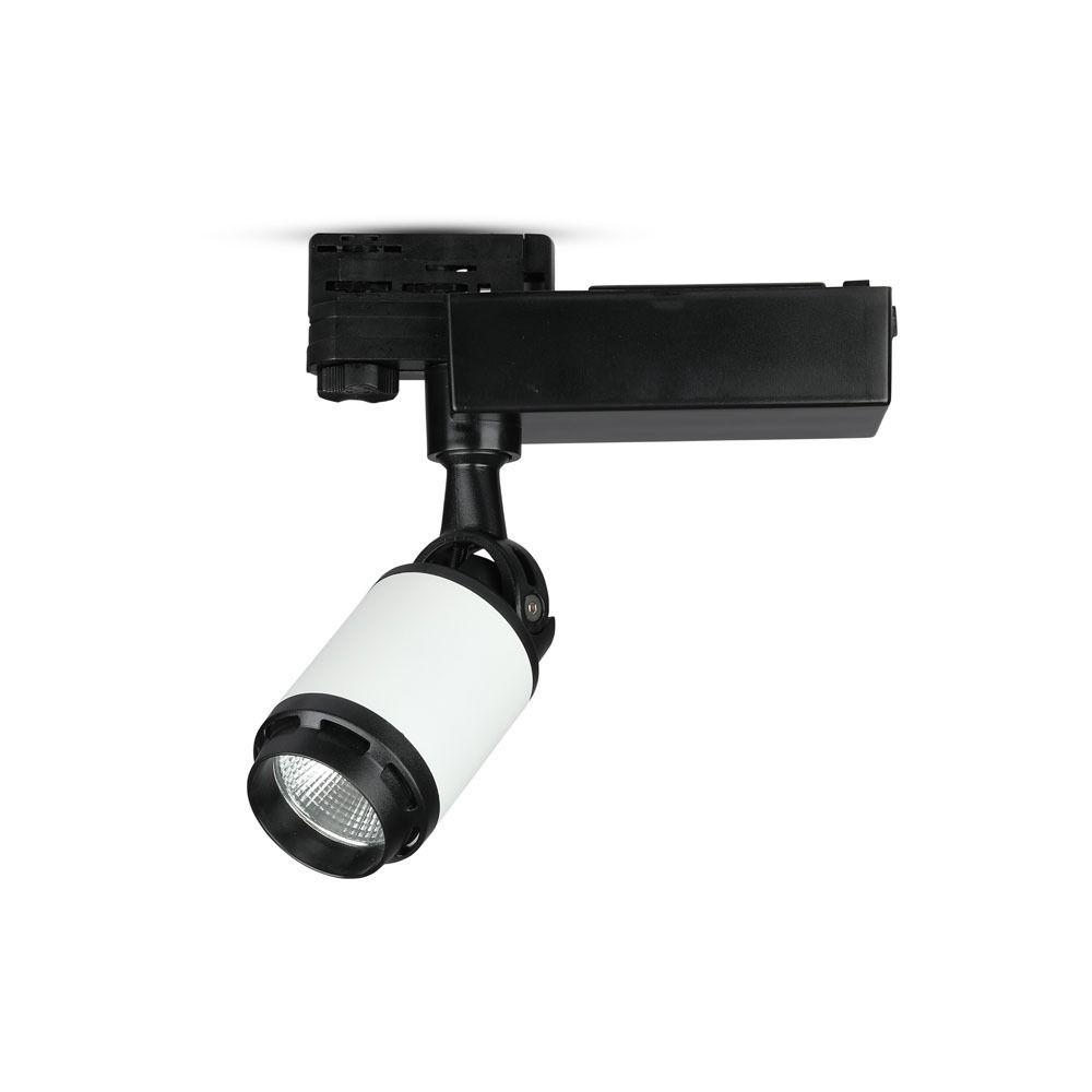 VT-4512 10W LED TRACKLIGHT 6000K- BLACK&WHITE BODY