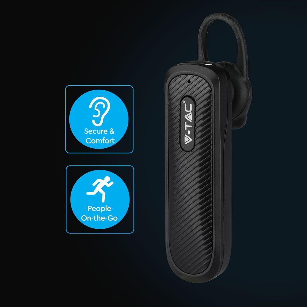 VT-6700 BLUETOOTH HEADSET-70mah BATTERY-BLACK