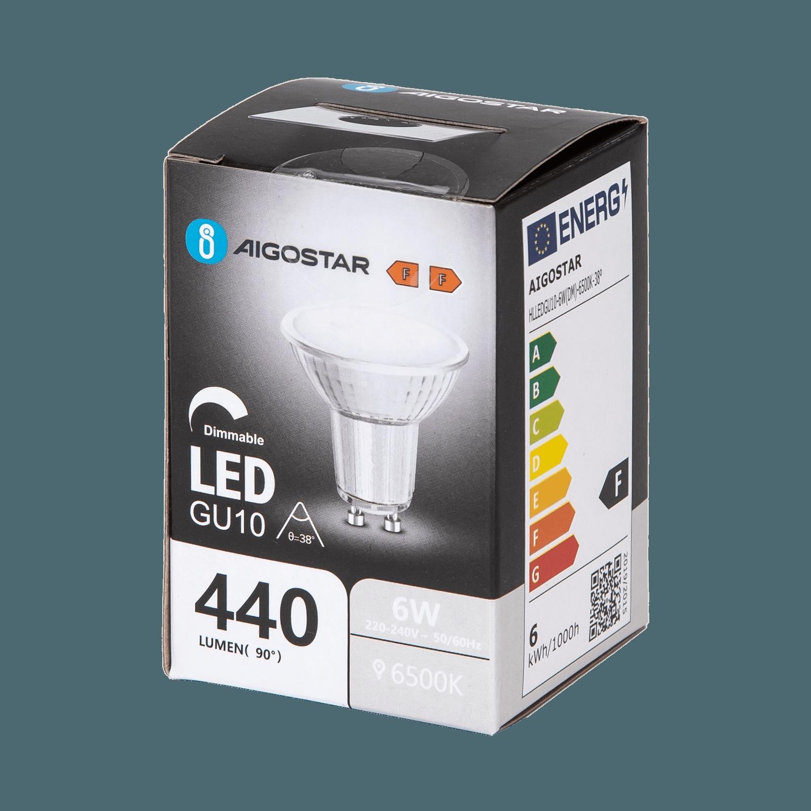 LED GU10 6W 6500K