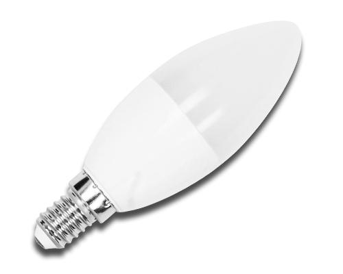 LED E14 C37 7W Barwa Ciepła