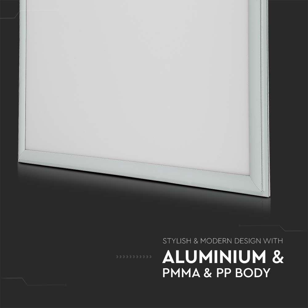 29W Panel LED 600x600mm, Barwa:3000K, HIGH LUMEN, Opakowanie: 6szt., VTAC, SKU 2162406