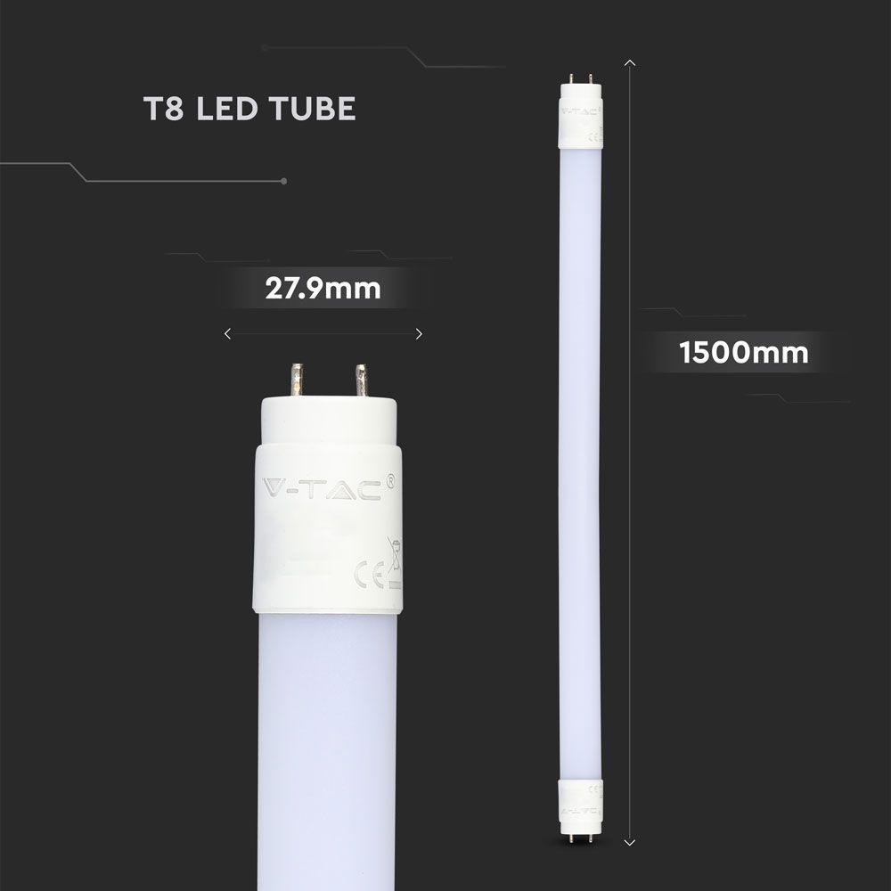 VT-151 22W T8 NANO PLASTIC TUBE-NON ROTATABLE(150CM) SAMSUNG CHIP 4000K