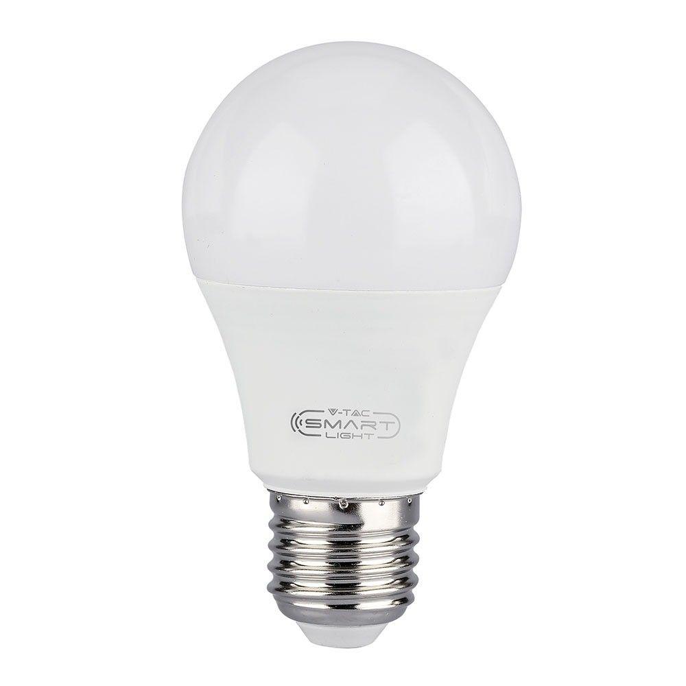 VT-5119 10W A60 BULB COMPATIBLE WITH ALEXA & GOOGLE HOME RGB+WHITE E27