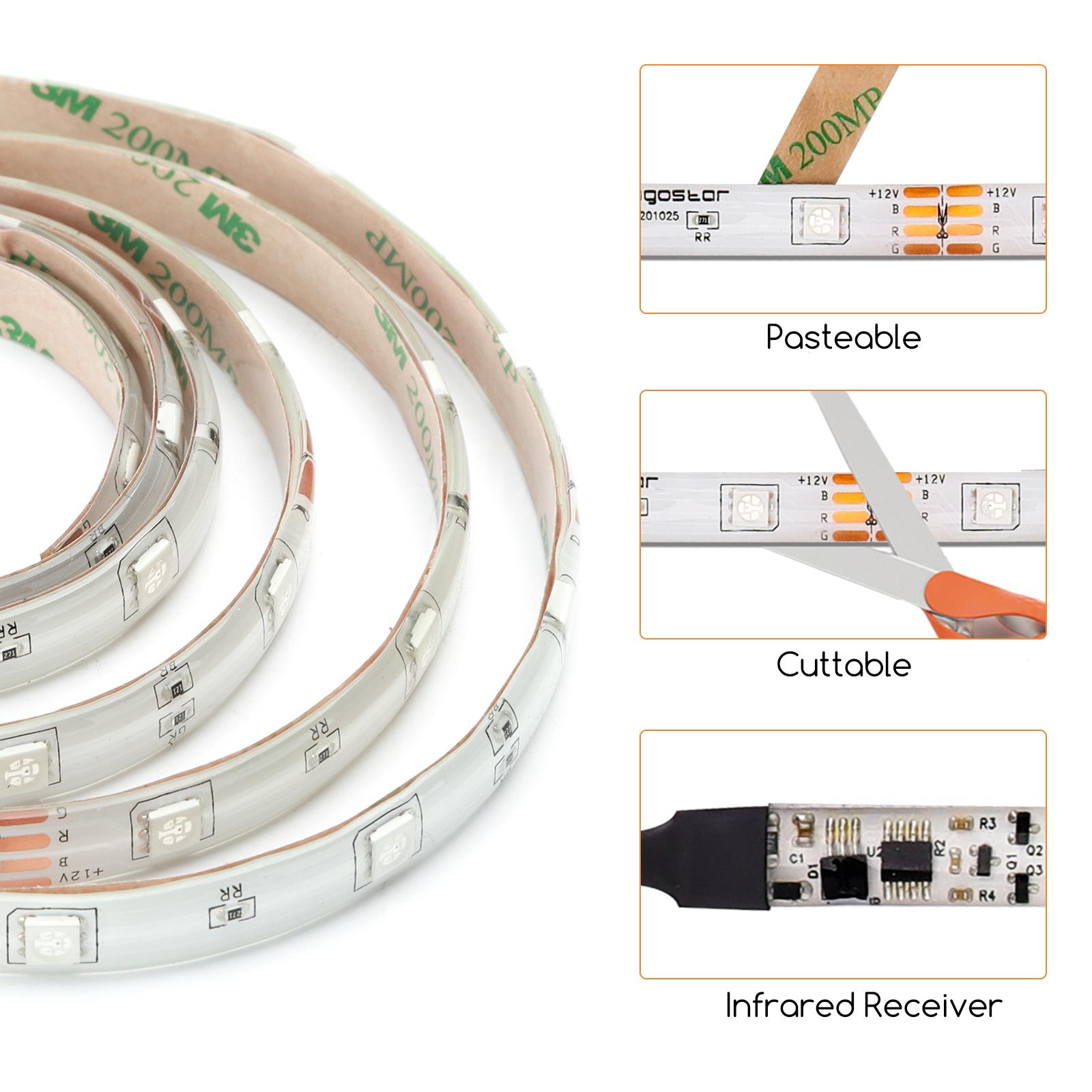 LED Low Voltage Music Rhythm Strip Light 3m