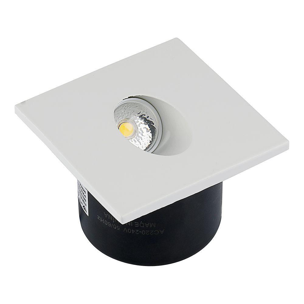 VT-1109 3W LED STEPLIGHT 4000K SQUARE