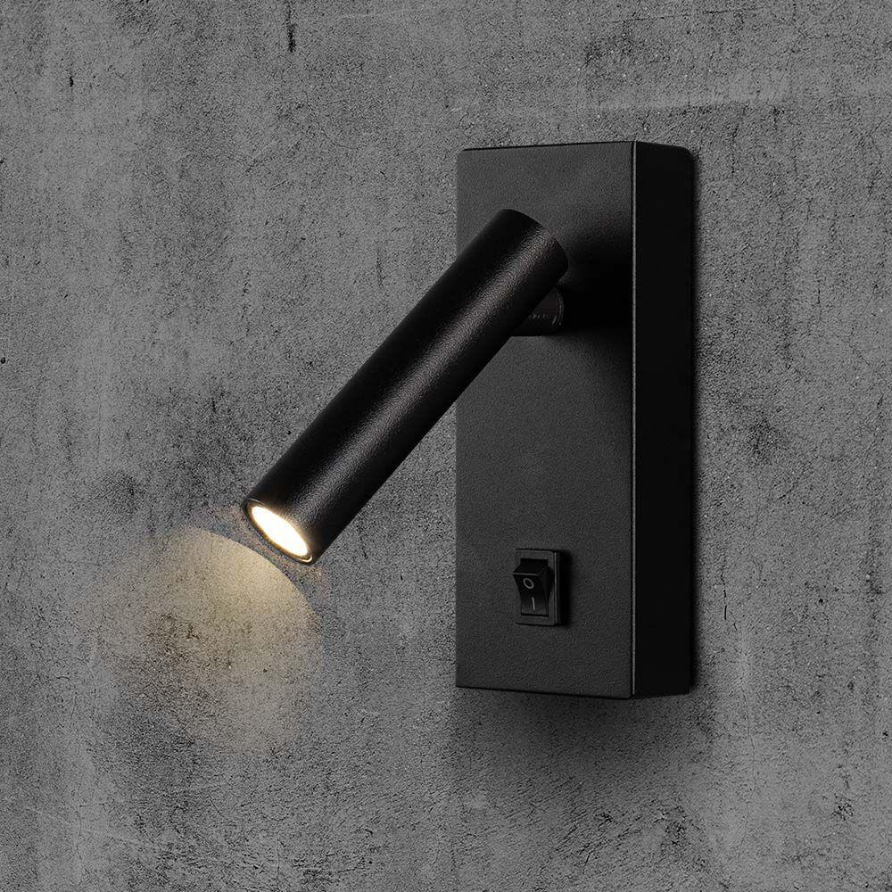 VT-402 2W LED WALL MOUNTED SPOTLIGHT 4000K BLACK BODY