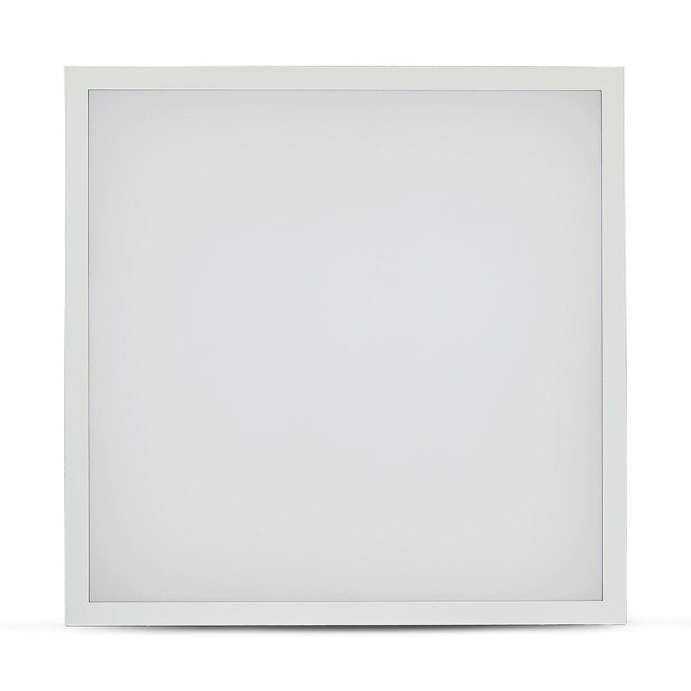 VT-6142-1 40W LED BACKLIT PANEL 600x600MM 2IN1(SURFACE/RECESSED) 4000K 6PCS/PACK