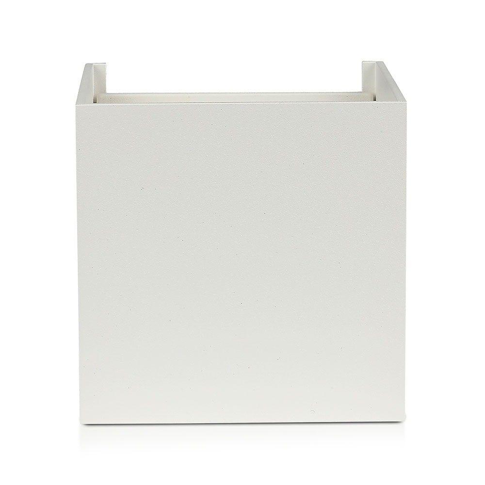 VT-759-12 12W LED UP-DOWN WALL LIGHT WITH BRIDGELUX CHIP 4000k WHITE SQUARE