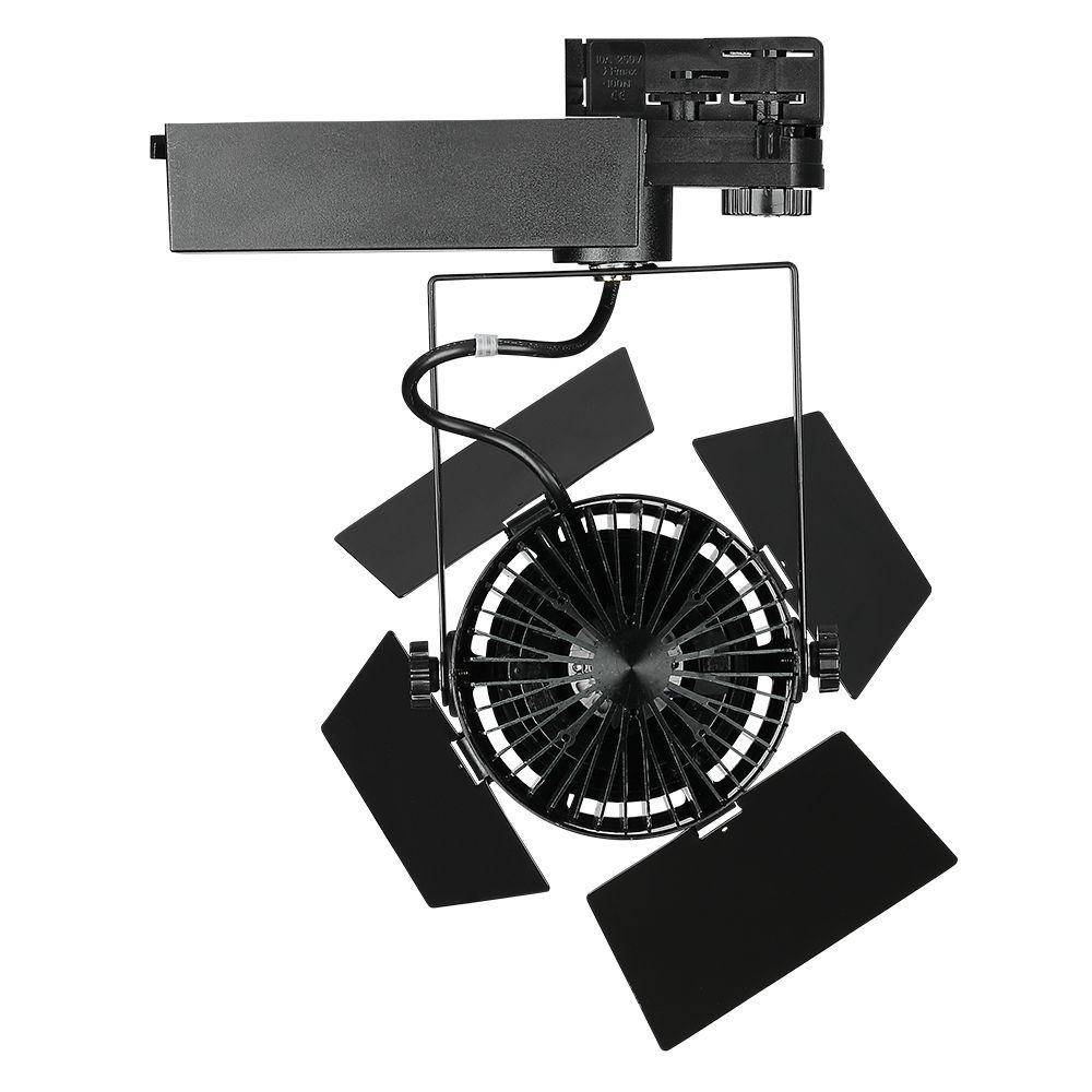 33W Lampa LED na szynoprzewód, Chip Samsung, Barwa: 3000K, 5 lat gwarancji, Obudowa: Czarna , VTAC, SKU 21371