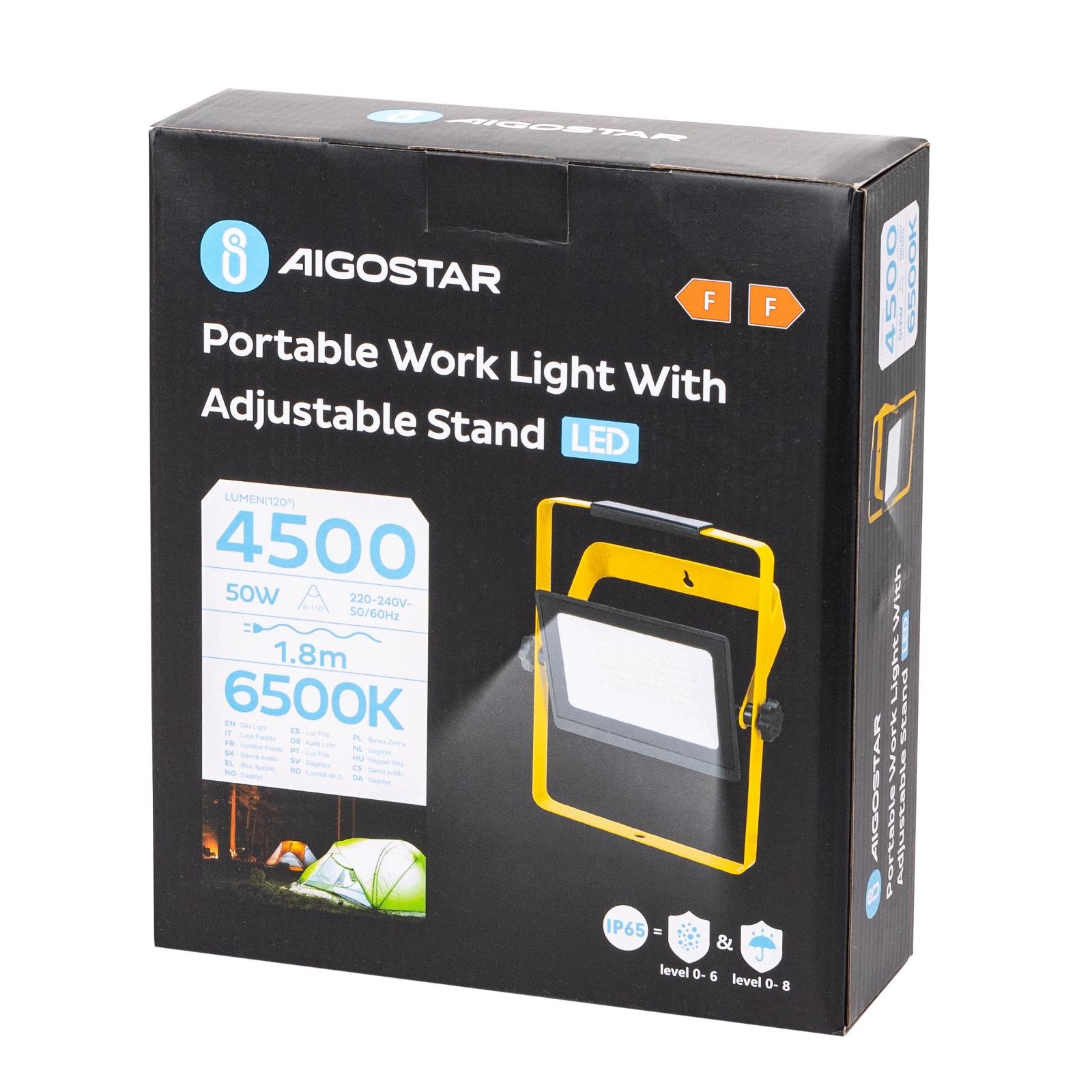 Portable work light 50W 6500K 1.8m power cord