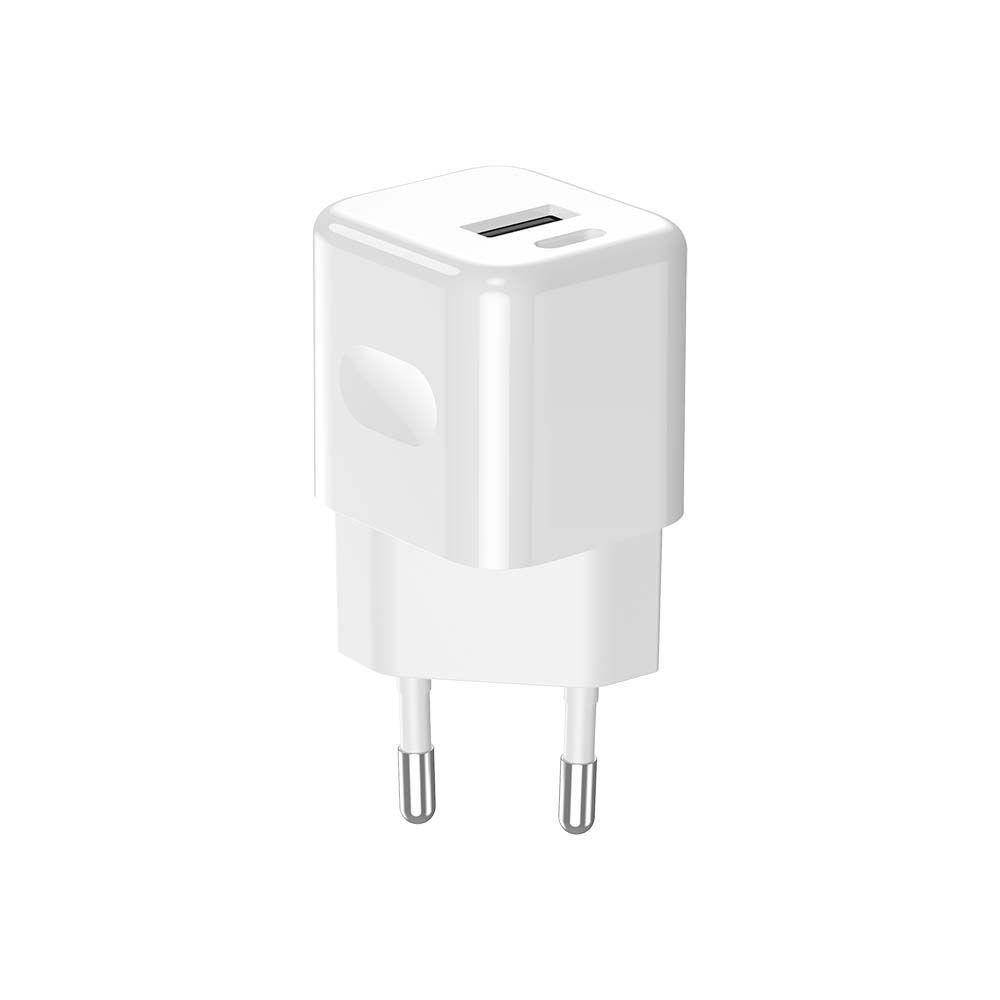 VT-5330 30W CHARGING ADAPTER 1 PD+1 QC PORT WHITE