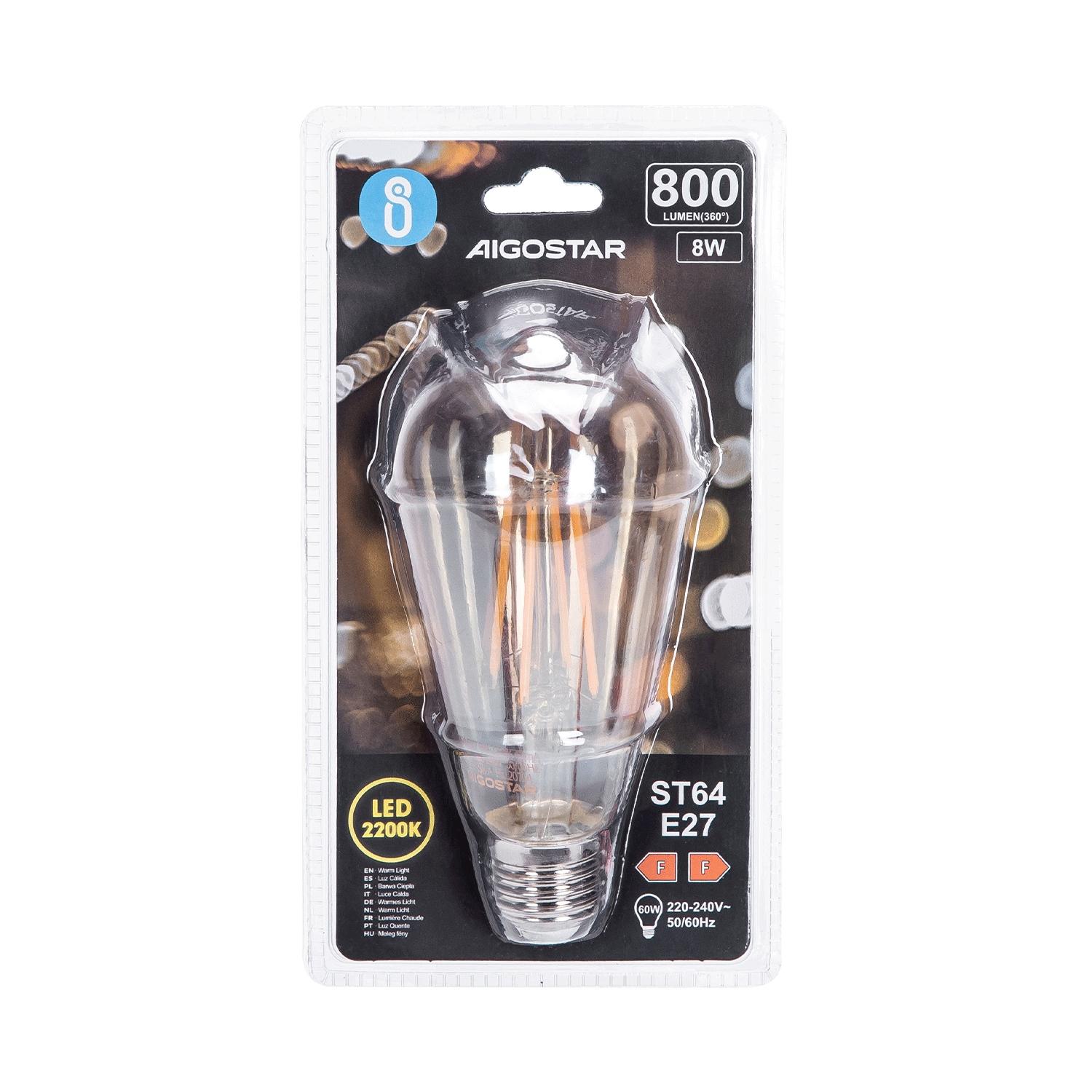 LED filament lamp ST64