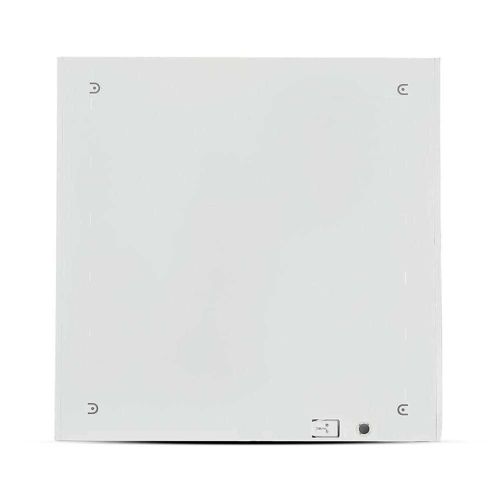 VT-6142-1 40W LED BACKLIT PANEL 600x600MM 2IN1(SURFACE/RECESSED) 4000K 6PCS/PACK