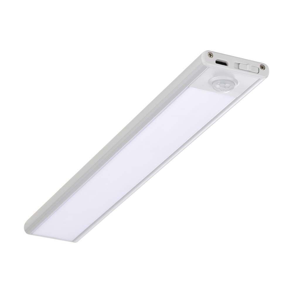 VT-8142 2W LED CABINET LIGHT WITH PIR SENSOR 4000K SILVER BODY IP20