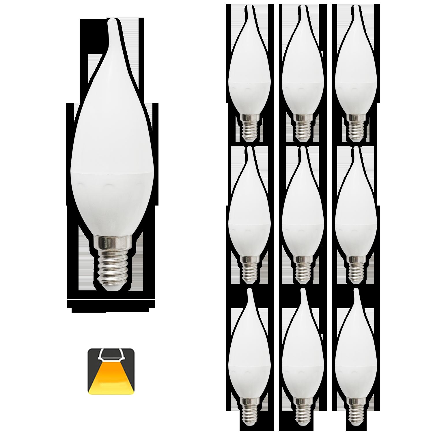 LED E14 CL37 4W Ciepłe światło