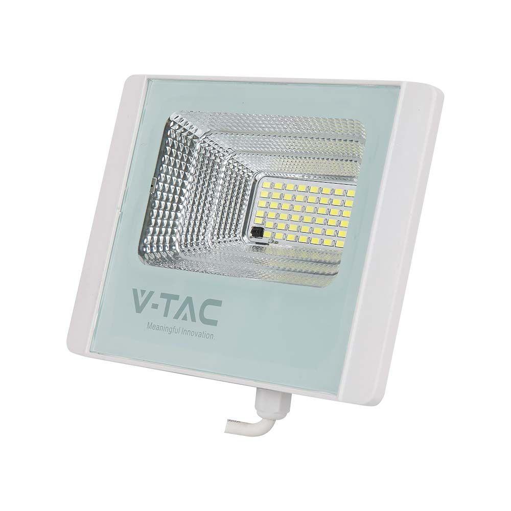 VT-40W 16W SOLAR PANEL WITH LED FLOODLIGHT 4000K WHITE BODY