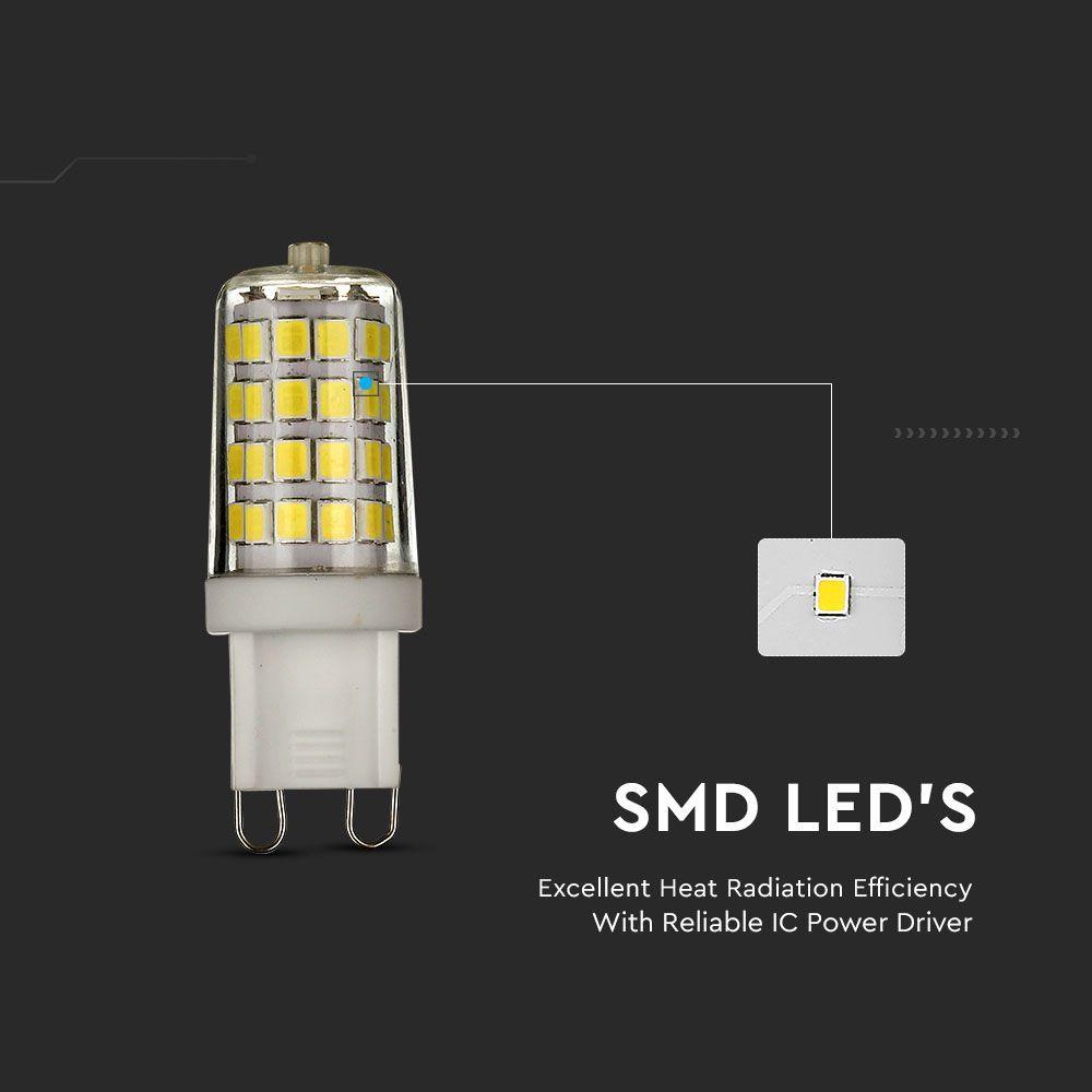 VT-204 3W G9 PLASTIC SPOTLIGHT SAMSUNG CHIP 6500K