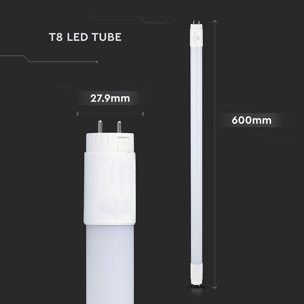 VT-062 10W T8 NANO PLASTIC TUBE-ROTATABLE(60CM) SAMSUNG CHIP 6400K (120LM/W)