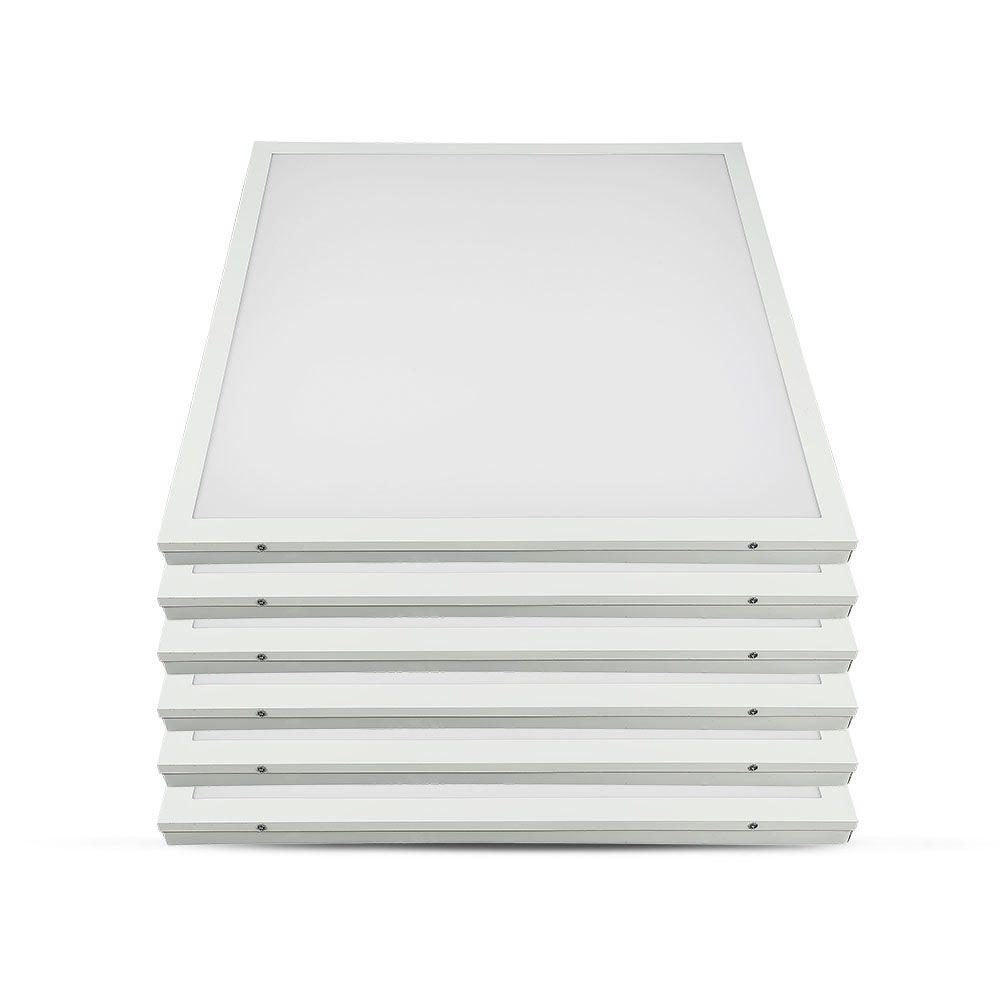 VT-6142-1 40W LED BACKLIT PANEL 600x600MM 2IN1(SURFACE/RECESSED) 4000K 6PCS/PACK