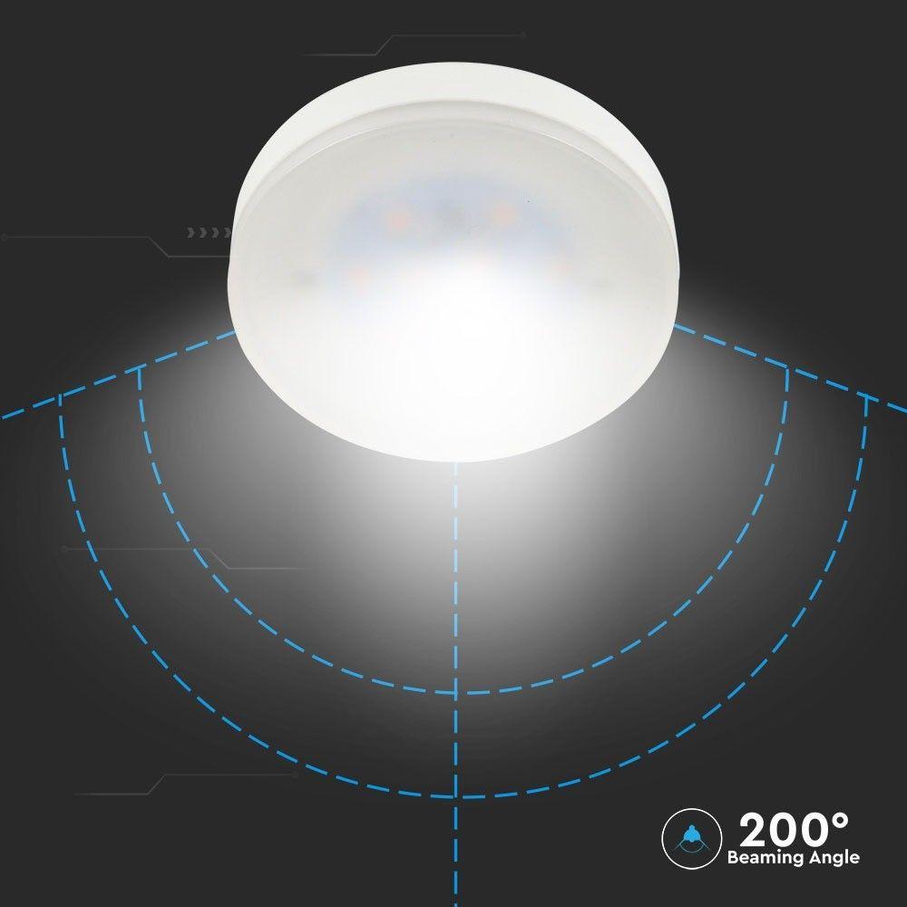 VT-207 7W GX53 PLASTIC BULB SAMSUNG CHIP 6400K