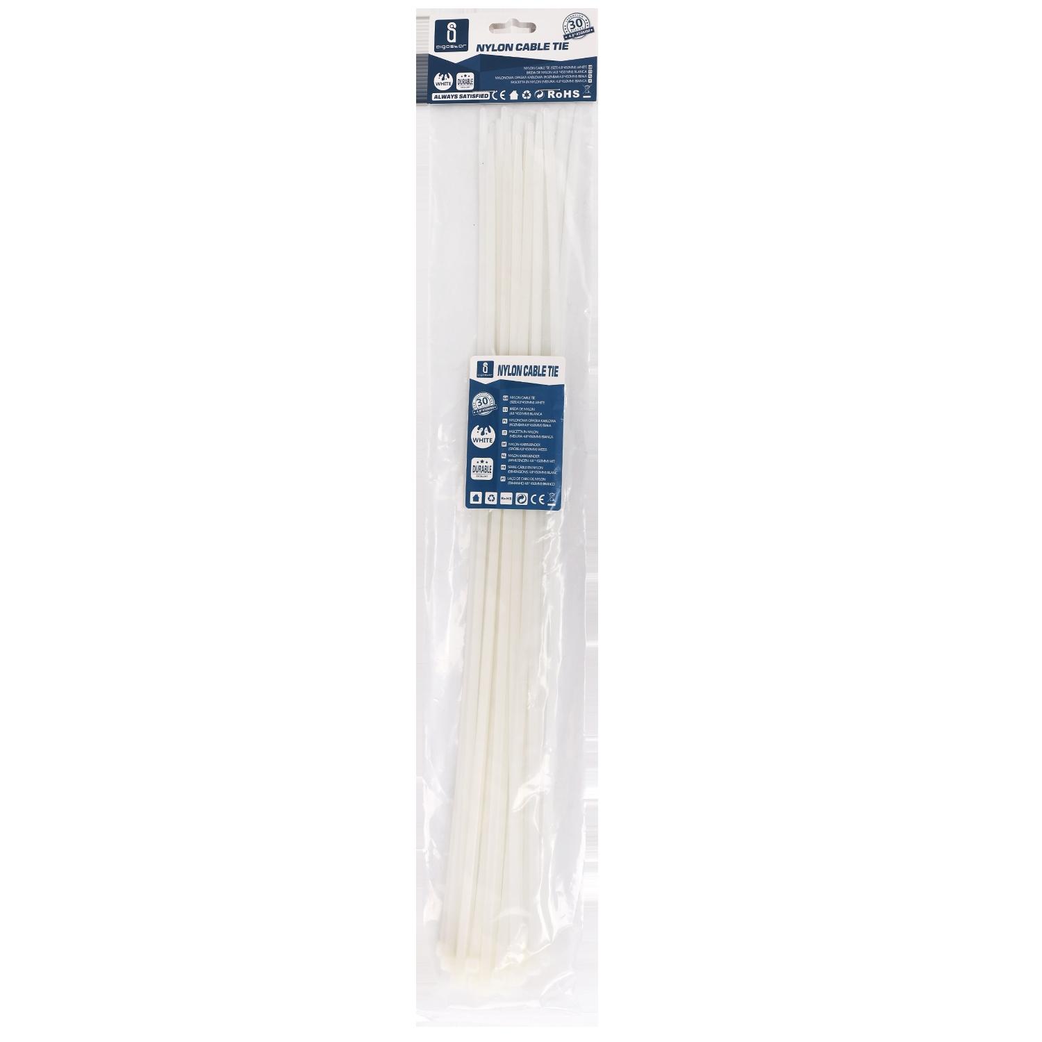 Nylon Cable Ties W4.8*L450mm White