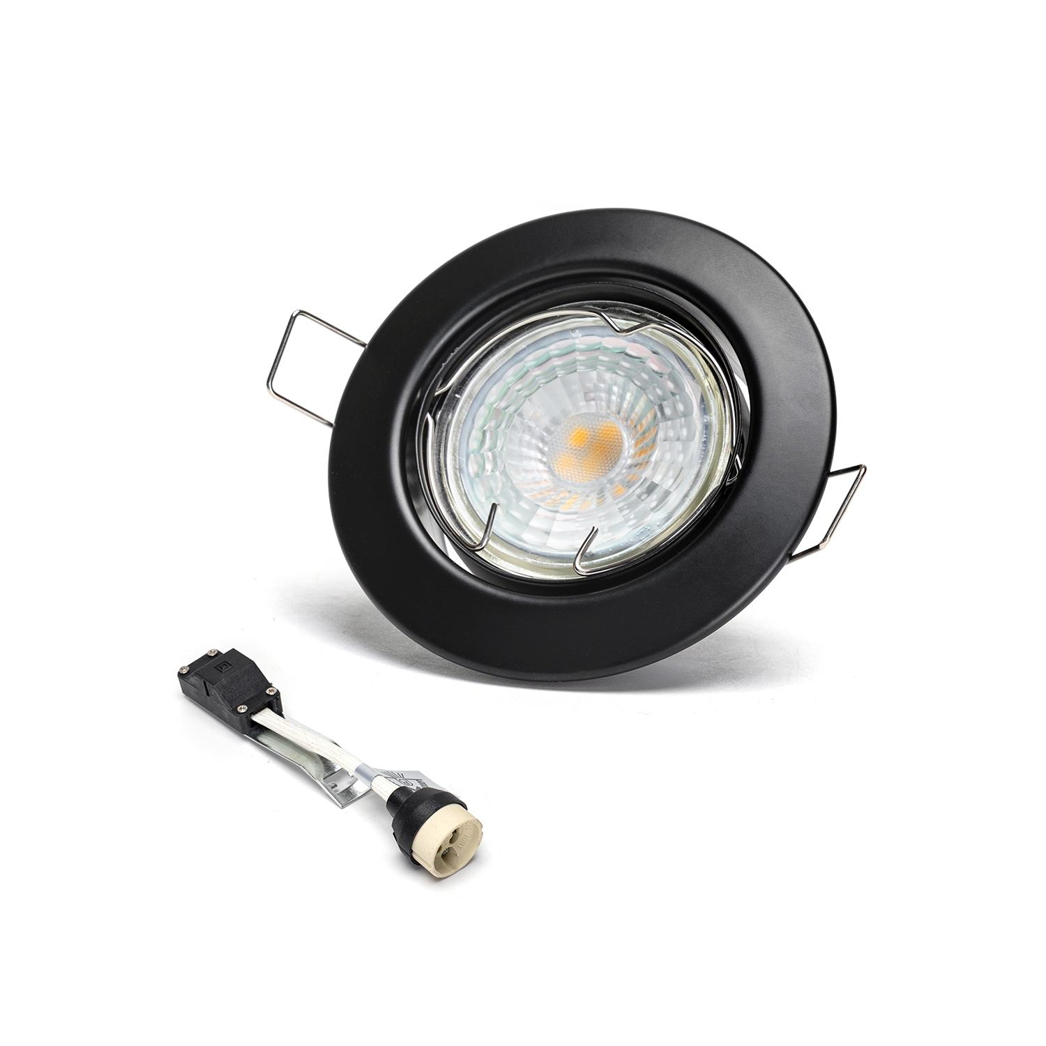 LED Adjustable Angle Spotlight 4.5W 3000K (cutout: 65mm) 3PCS