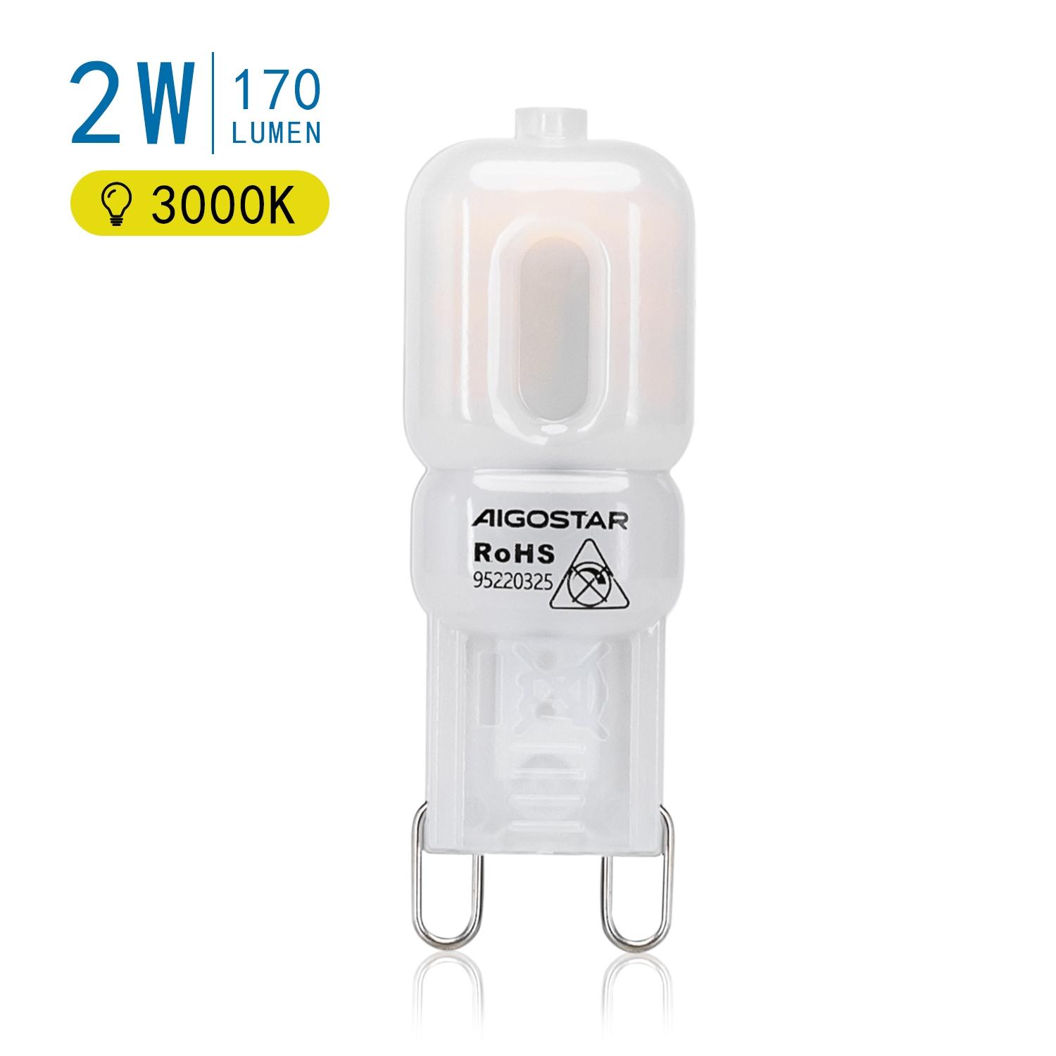 Koraliki Lampowe LED (Mleczna Biel) G9 2W(2W,G9,3000K)