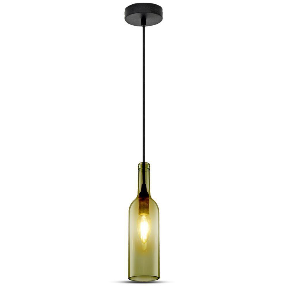 VT-7558 BOTTLE PENDANT LIGHT-E14 HOLDER-GREY