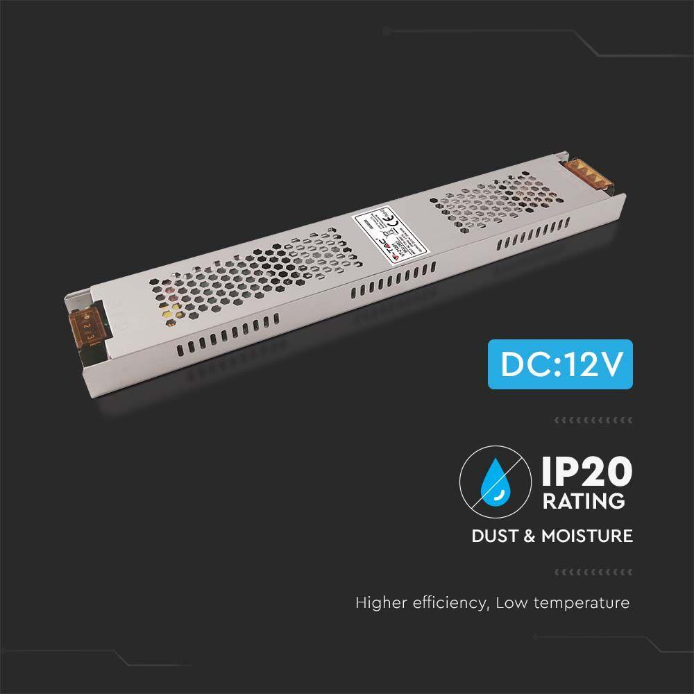 300W Zasilacz LED, Zasilanie:12V 25A, IP20, VTAC, SKU 2692