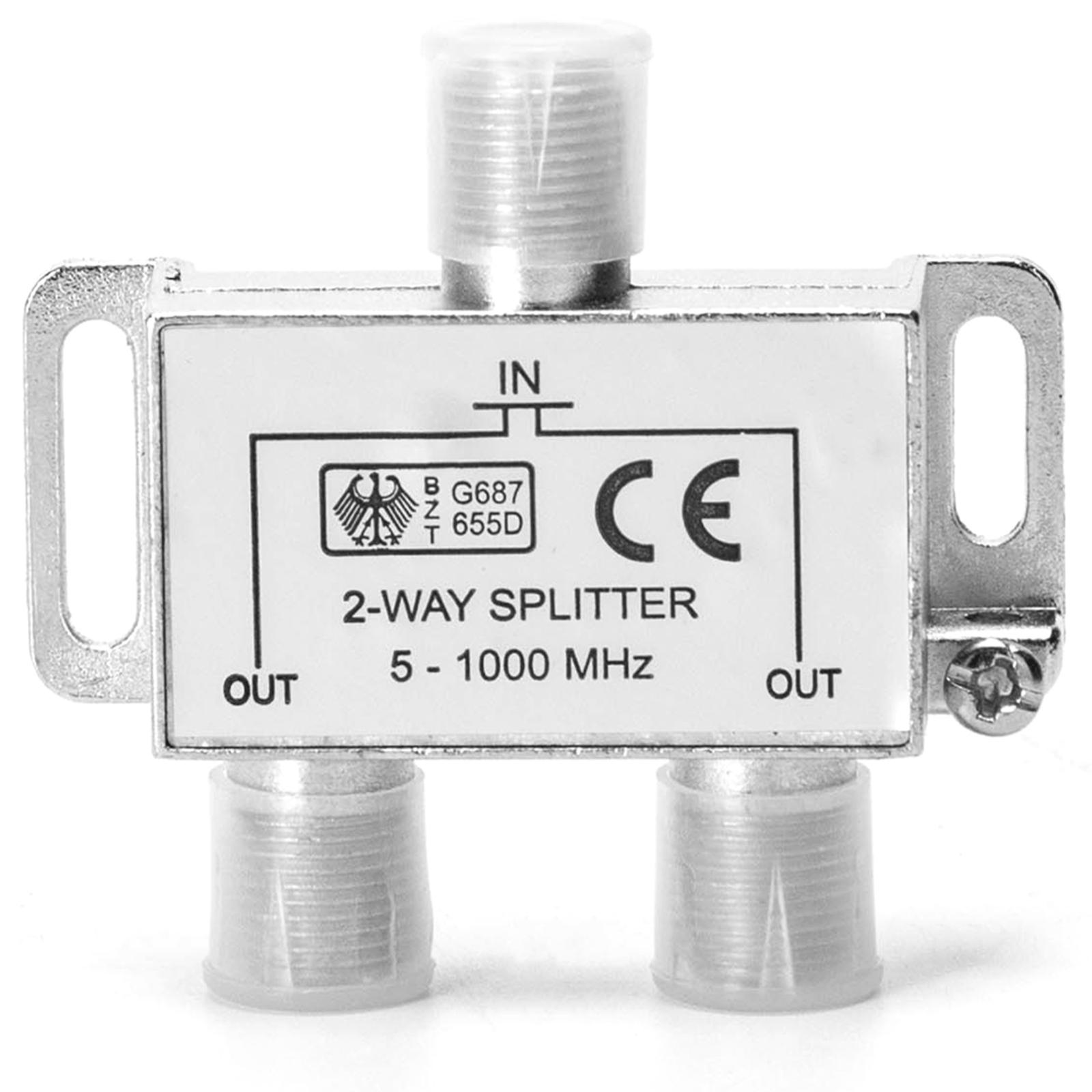 2 WAY SPLITTER 5-1000MHZ