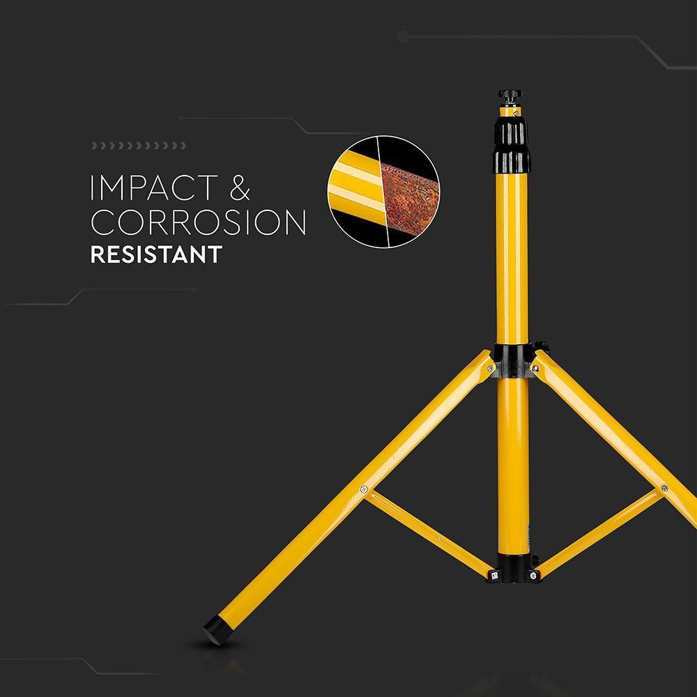 VT-41150 TRIPOD STAND FOR FLOOD LIGHT-YELLOW BODY