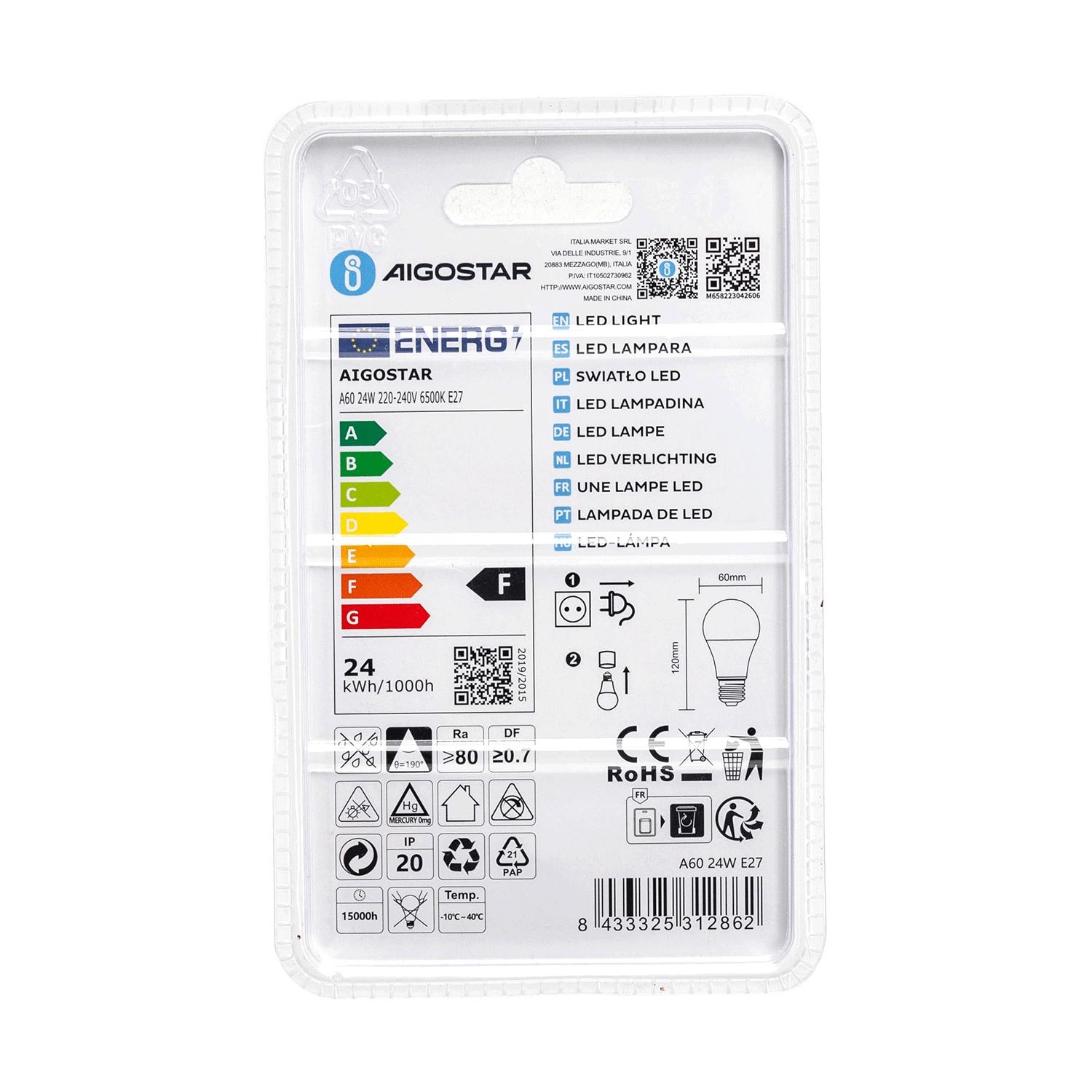 LED E27 24W A60 ( general bulb )