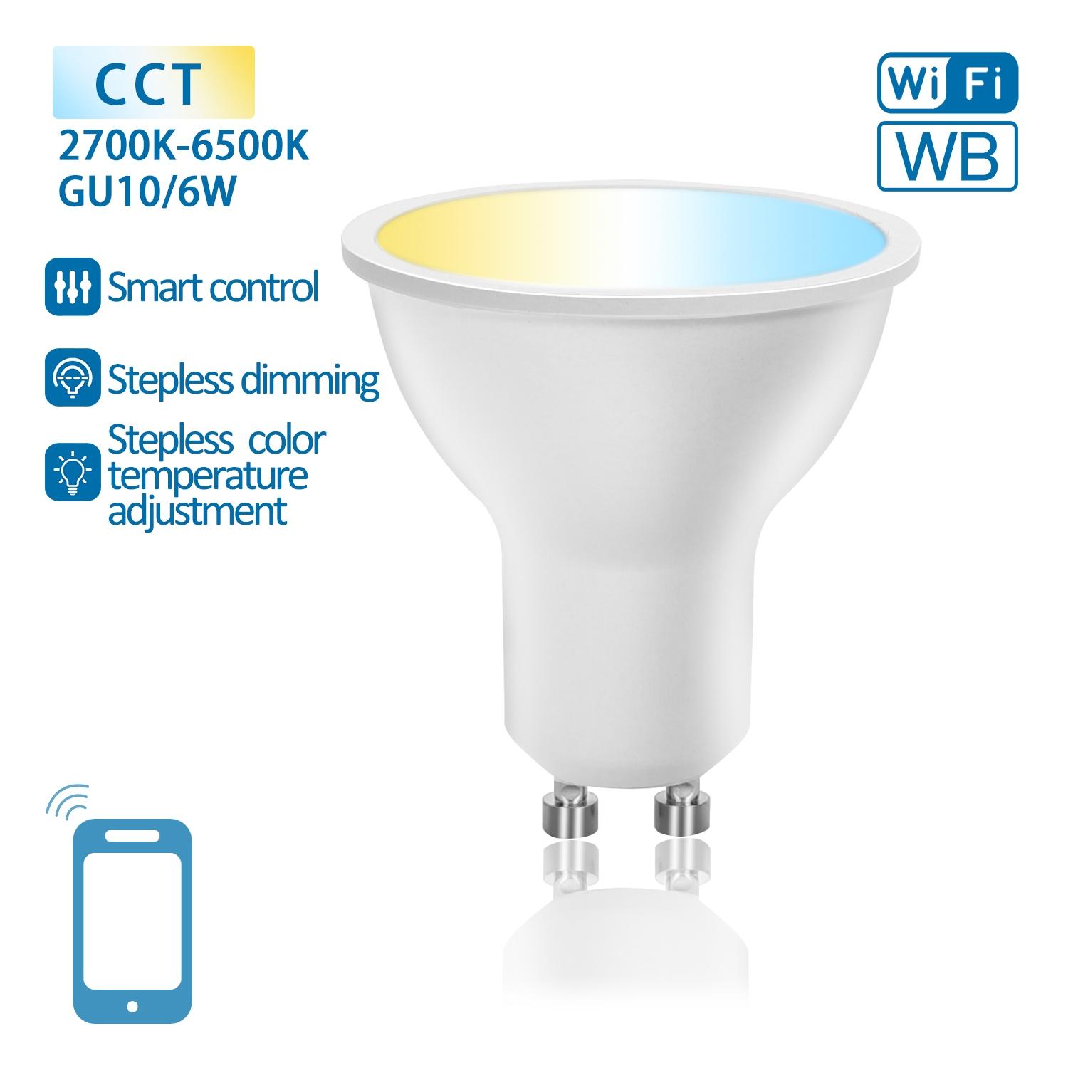 Inteligentna żarówka LED WB GU10 Wi-Fi 6W