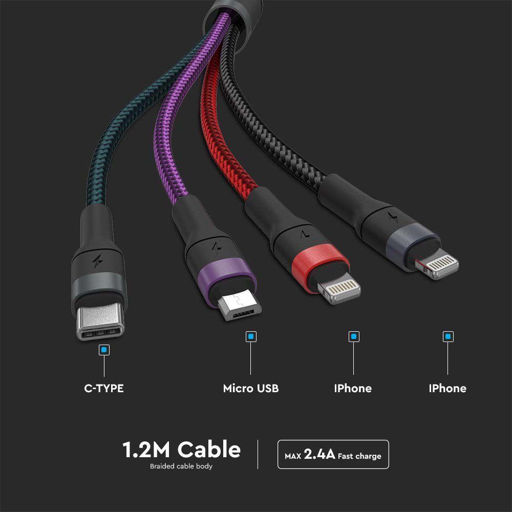 VT-5351 4IN1 CHARGING CABLE